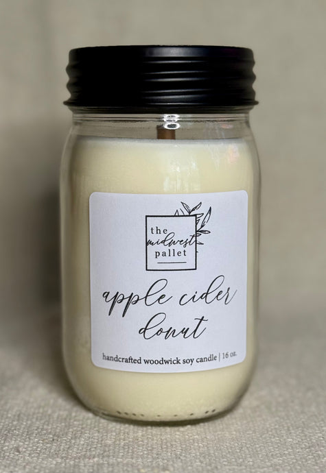 Apple Cider Donut | Soy Wooden Wick Candle