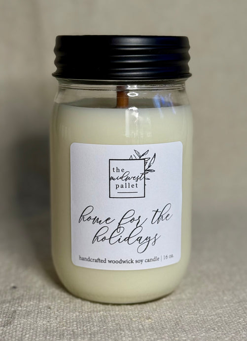 Home for the Holidays | Soy Wooden Wick Candle