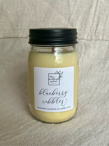 Blueberry Cobbler | Soy Wooden Wick Candle