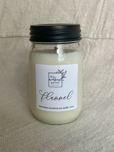 Flannel | Soy Wooden Wick Candle