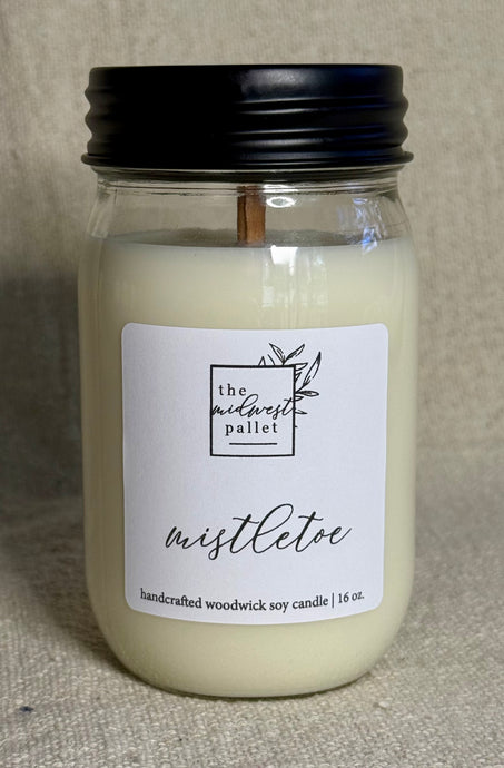 Mistletoe | Soy Wooden Wick Candle