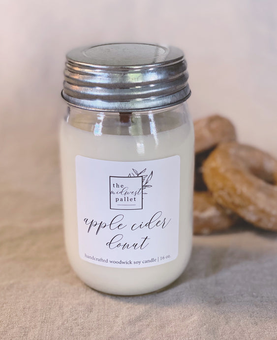 Apple Cider Donut | Soy Wooden Wick Candle